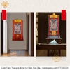 Cuộn Tranh ThangKa Ngài Chuẩn Đề Bồ Tát Bằng Vải Gấm Cao Cấp, pháp bảo pháp khí phật bồ tát thần thánh