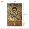 Cuộn Tranh ThangKa Phật Hắc Thần Tài Bằng Vải Gấm Cao Cấp, Kiểu 1, TCT23