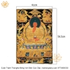 Cuộn Tranh ThangKa Ngài A Di Đà Phật Bằng Vải Gấm quà tặng tinh tế quà tặng cao cấp