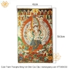 Cuộn Tranh ThangKa Ngài Quan Âm Thiên Thủ Thiên Nhãn Bồ Tát Bằng Vải Gấm Cao Cấp, Kiểu 1, TCT22