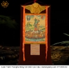 Cuộn Tranh ThangKa Phật Tara Xanh Lục Độ Phật Mẫu Bằng Vải Gấm xịn đẹp bền rẻ mới cao cấp