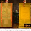 Cuộn Tranh ThangKa Phật Tara Xanh Lục Độ Phật Mẫu Bằng Vải Gấm vật phẩm phong thủy mạnh khỏe phúc lộc trường thọ hạnh phúc