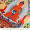 Cuộn Tranh ThangKa Ngài A Di Đà Phật Bằng Vải Gấm Cao Cấp, quà tặng quà tân gia quà tặng phong thủy