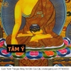Cuộn Tranh ThangKa Phật Thích Ca Mâu Ni Bằng Vải Gấm Cao Cấp, quà tặng ý nghĩa quà tặng sang trọng