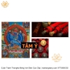 Cuộn Tranh ThangKa Phật Đại Uy Đức Minh Vương Yamatanka Bằng Vải Gấm Cao Cấp, vật phẩm phong thủy mạnh khỏe phúc lộc trường thọ hạnh phúc
