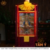 Cuộn Tranh ThangKa Phật Liên Hoa Sinh Bằng Vải Gấm xịn đẹp bền rẻ mới cao cấp