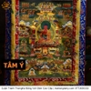 Cuộn Tranh ThangKa Phật Thích Ca Bằng Vải Gấm Cao Cấp, vật phẩm phong thủy mạnh khỏe phúc lộc trường thọ hạnh phúc