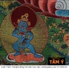 Cuộn Tranh ThangKa Phật Hoàng Thần Tài Bằng Vải Gấm vật phẩm phong thủy cầu tài lộc vật phẩm phong thủy chiêu tài
