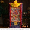Cuộn Tranh ThangKa Các Vị Phật - Bồ Tát Mật Tông Bằng Vải Gấm Cao Cấp, Kiểu 3, TCT105