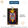 Cuộn Tranh ThangKa Phật Thích Ca Bằng Vải Gấm Cao Cấp, quà tặng sếp quà mừng thọ