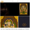 Cuộn Tranh ThangKa Ngài Quan Âm Tứ Thủ Bằng Vải Gấm Cao Cấp, vật phẩm phong thủy mạnh khỏe phúc lộc trường thọ hạnh phúc