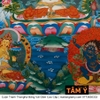 Cuộn Tranh ThangKa Ngài Quan Âm Tứ Thủ Bằng Vải Gấm Cao Cấp, xịn đẹp bền rẻ mới cao cấp