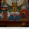 Cuộn Tranh ThangKa Ngài Quan Âm Thiên Thủ Thiên Nhãn Bồ Tát Bằng Vải Gấm Cao Cấp, vật phẩm phong thủy may mắn cát tường như ý