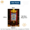 Cuộn Tranh ThangKa Phật Tara Xanh Lục Độ Phật Mẫu Bằng Vải Gấm Cao Cấp, quà tặng sếp quà mừng thọ