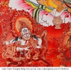 Cuộn Tranh ThangKa Phật Hoàng Thần Tài Bằng Vải Gấm Cao Cấp, mạnh khỏe phúc lộc trường thọ hạnh phúc