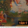 Cuộn Tranh ThangKa Ngài Jetsun Milarepa Mật Tông Bằng Vải Gấm Cao Cấp, vật phẩm phong thủy may mắn cát tường như ý