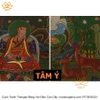 Cuộn Tranh ThangKa Ngài Jetsun Milarepa Mật Tông Bằng Vải Gấm Cao Cấp, vật phẩm phong thủy may mắn vật phẩm phong thủy