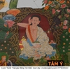 Cuộn Tranh ThangKa Ngài Jetsun Milarepa Mật Tông Bằng Vải Gấm Cao Cấp, quà tặng tinh tế quà tặng cao cấp