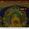 Cuộn Tranh ThangKa Phật Thích Ca Và Tám Vị Bồ Tát Mật Tông Bằng Vải Gấm Cao Cấp, Kiểu 11, TCT90