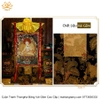 Cuộn Tranh ThangKa Phật Tara Trắng Bằng Vải Gấm vật phẩm phong thủy mạnh khỏe phúc lộc trường thọ hạnh phúc