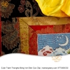 Cuộn Tranh ThangKa Phật Tara Trắng Bằng Vải Gấm Cao Cấp, Kiểu 1, TCT18