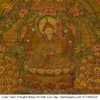 Cuộn Tranh ThangKa Phật Liên Hoa Sinh Bằng Vải Gấm Cao Cấp quà tặng quà tân gia quà tặng phong thủy