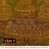 Cuộn Tranh ThangKa Phật Liên Hoa Sinh Bằng Vải Gấm Cao Cấp pháp bảo pháp khí phật bồ tát thần thánh