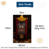 Cuộn Tranh ThangKa Ngài Quan Âm Thiên Thủ Thiên Nhãn Bồ Tát Bằng Vải Gấm Cao Cấp, quà tặng sếp quà mừng thọ