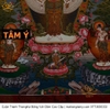 Cuộn Tranh ThangKa Ngài Quan Âm Thiên Thủ Thiên Nhãn Bồ Tát Bằng Vải Gấm Cao Cấp, quà tặng quà tân gia quà tặng phong thủy