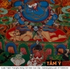 Cuộn Tranh ThangKa Ngài Đại Hắc Thiên Mahakala Bằng Vải Gấm Cao Cấp, vật phẩm phong thủy may mắn vật phẩm phong thủy