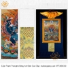 Cuộn Tranh ThangKa Phật Đại Uy Đức Minh Vương Yamatanka Bằng Vải Gấm quà tặng quà tân gia quà tặng phong thủy