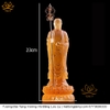 Tượng Phật Địa Tạng Vương Bồ Tát Bằng Lưu Ly Cao Cấp vật phẩm phong thủy may mắn vật phẩm phong thủy