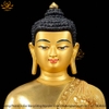 |Cao 30cm| Tượng Phật A Di Đà (Tóc Đen) Bằng Đồng Nguyên Chất Mạ Bóng TP56 đẹp