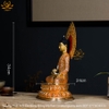 |Cao 34cm| Tượng Phật A Di Đà Bằng Đồng Nguyên Chất Mạ Bạc Thiết Kế Sang Trọng TP94 chất lượng cao