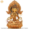 |Cao 43cm| Tượng Phật Kim Cang Tát Đỏa Bằng Đồng Nguyên Chất, Dát Vàng 24K TP35 đẹp