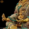 |Cao 38cm| Tượng Phật Liên Hoa Sinh Bằng Đồng Nguyên Chất Nạm Ngọc TP29 bền đẹp