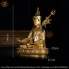 |Cao 47cm| Tượng Phật Liên Hoa Sinh Bằng Đồng Nguyên Chất TP68 chất lượng cao
