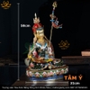 |Cao 50cm| Tượng Phật Liên Hoa Sinh (Sơn Nhiều Màu) Bằng Đồng Nguyên Chất TP62 chất lượng cao