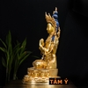 |Cao 48cm| Tượng Phật Quan Âm Tứ Thủ Bằng Đồng Nguyên Chất TP72 Cao cấp