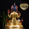 |Cao 48cm| Tượng Phật Quan Âm Tứ Thủ Bằng Đồng Nguyên Chất TP72 Tinh tế