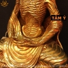 |Cao 32cm| Tượng Phật Thích Ca Khổ Hạnh Bằng Đồng Nguyên Chất TP76 chân thực