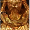 |Cao 32cm| Tượng Phật Thích Ca Khổ Hạnh Bằng Đồng Nguyên Chất TP76  đẹp miễn bàn