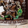 |Cao 34cm| Tượng Phật Tài Bảo Thiên Vương Bằng Đồng Đỏ Nguyên Chất Thiết Kế Sang Trọng TP97 chất liệu quý giá