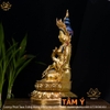 |Cao 37cm| Tượng Phật Tara Trắng Bằng Đồng Nguyên Chất, Thiết Kế Sang Trọng TP107 gia công sắc sảo