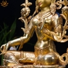 |Cao 46cm| Tượng Phật Tara Xanh - Lục Độ Phật Mẫu Bằng Đồng Nguyên Chất TP66đẹp