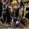 |Cao 34cm| Tượng Phật Tara Xanh Lục Độ Phật Mẫu Bằng Đồng Nguyên Chất Sơn Phủ Nâu Bóng Thiết Kế Sang Trọng TP88 chất liệu quý giá