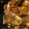 |Cao 34cm| Tượng Phật Tara Xanh Bằng Đồng Nguyên Chất TP39 khắc điêu luyện
