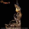 |Cao 36cm| Tượng Phật Tara Xanh Lục Độ Phật Mẫu Bằng Đồng Nguyên Chất Sơn Phủ Nâu Bóng Thiết Kế Sang Trọng TP89 chất liệu quý giá