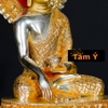 |Cao 34cm| Tượng Phật Thích Ca Mâu Ni Bằng Đồng Nguyên Chất Mạ Bạc Thiết Kế Sang Trọng TP93 bắt mắt