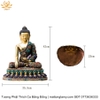 |Cao 43cm| Tượng Phật Thích Ca Bằng Đồng Nguyên Chất, Nạm Ngọc TP31 chất lượng tốt